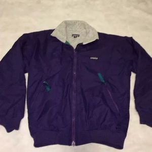 VTG Ladies Patagonia Fleece Lined Coat Size 10